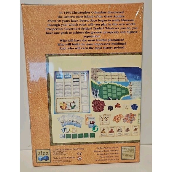 Puerto Rico Board Game 2002 Rio Grande Andreas Seyfarth vintage Sealed - Picture 2 of 4